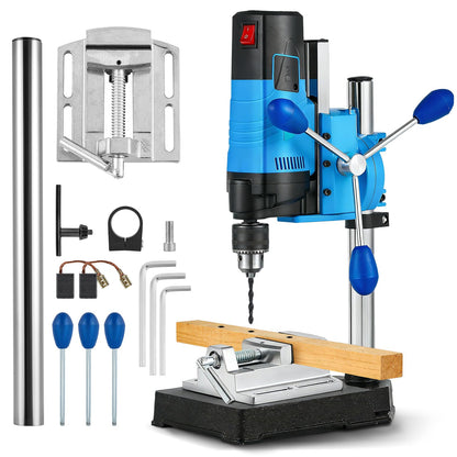Antstone Mini Benchtop Drill Press 6-Speed 2800RPM Drill Press Rotary Tool Workstation Stand Precision Benchtop Drilling Machine 1200W Electric Portable Table Driller 3.15 Inch Depth