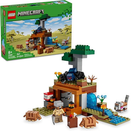 LEGO Minecraft The Armadillo Mine Expedition Toy Figures and Playset - Building Minecraft Toy for Kids Boys and Girls Ages 8+ - with Gaming Figures for Pretend Play - Gift Idea for Birthdays - 21269