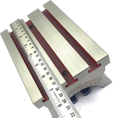 Buyohlic Tilting Milling Table Cast Iron Body Robust, Heavy Duty & Durable ((5" x 7" Inch II 125 x 175 mm))