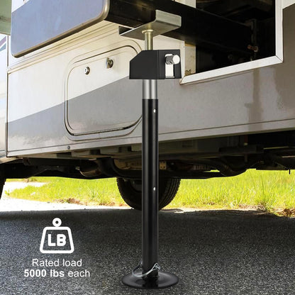 Garvee RV Slide Out Support Jacks (Set of 4) - 20,000lb Heavy Duty Rv Stabilizer Jacks Support, 21"-49" Quick-Lift Adjustable - Power Drill & Hand Crank Compatible for Campers, Travel Trailers & RVs