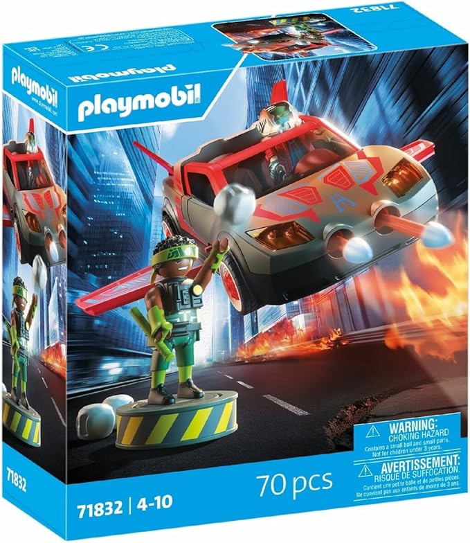 Playmobil Hero with Vehicle