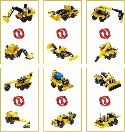 Robot Building Toys for 6 7 8 9 10 11 12 13 14 Years Old Kids | 25-in-1 Construction Blocks Sets for Robot or Trucks Christmas Birthday Gifts for Age 6-8 7-9 8-14 yrs Boys