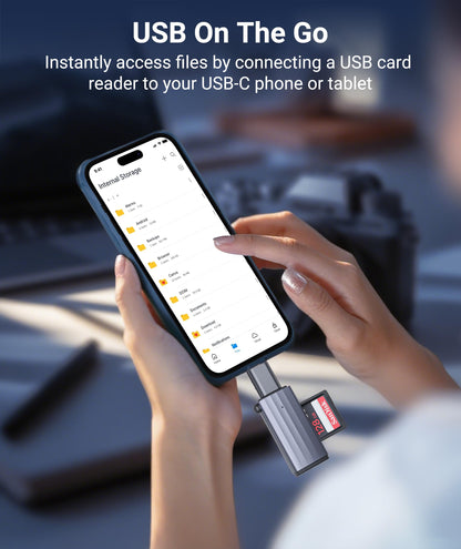 Syntech USB C to USB Adapter Pack of 2, USB 3.0 Female to Thunderbolt 4/3 Adapter Compatible with MacBook Pro Air 2024, Surface, iPad, iPhone, Galaxy Notebook, XPS and More Type C Devices, Space Grey