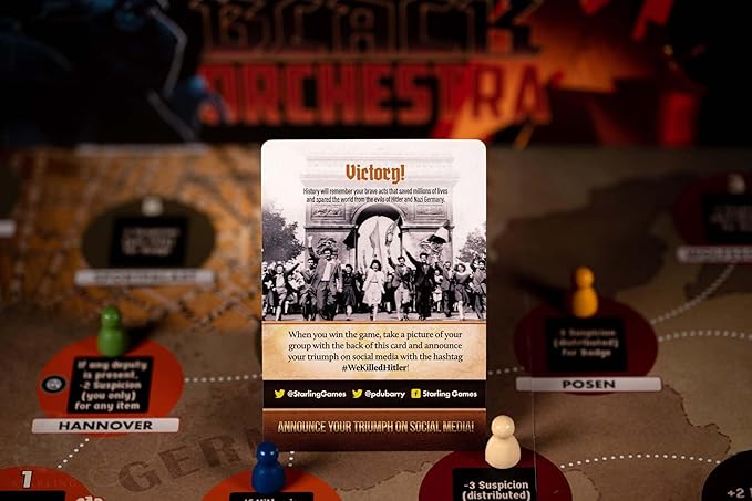 Black Orchestra 2nd Edition Board Game | Cooperative WWII Strategy for 1–5 Players Age 14+ | Historical Conspiracy Stealth Planning &amp Replayable Event-Driven Gameplay