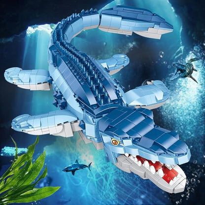 1158 Pcs Dinosaur Building Blocks Game STEM Dinosaur Toys for Kids STEM Dinosaur Toys for Children Aged 6 7 8 9 10 11 12 13 and 14Compatible with Lego