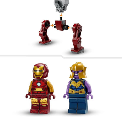Lego 76263 Marvel Iron Man Hulkbuster vs. Thanos Set for Children from 4 Years Superhero Action Based on Avengers: Infinity War with Buildable Action Figure Toy Plane and 2 Mini Figures