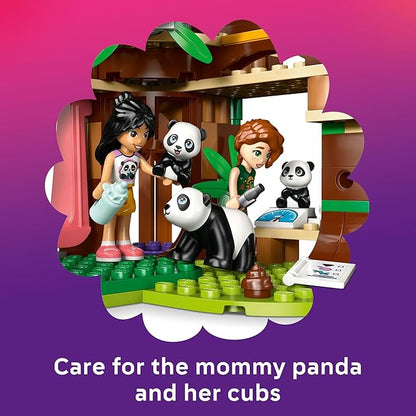 LEGO Friends Panda Sanctuary Animal Care Building Toy - Playset for Girls &amp Boys Ages 7+ - Gift Idea for Birthdays - W/ 2 Minifigures &amp Panda Toys - 42648