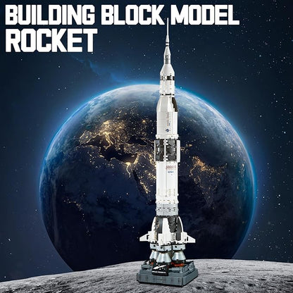 APENGBAOL Saturn V Space Rocket and Vehicles Building Blocks Set613 Precision Space Shuttle Building Block Toys for Kids .Gifts for Adults