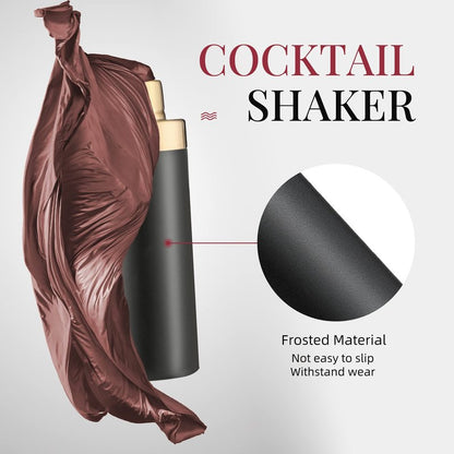 KITVINOUS Cocktail Shaker, 22oz Martini Shaker with Built-In Strainer for Home Bartender, Premium Stainless Steel Margarita Shaker