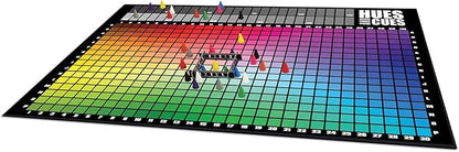 HUES and CUES - Vibrant Color Guessing Board Game for 3-10 Players Ages 8+ Connect Clues and Guess from 480 Color Squares
