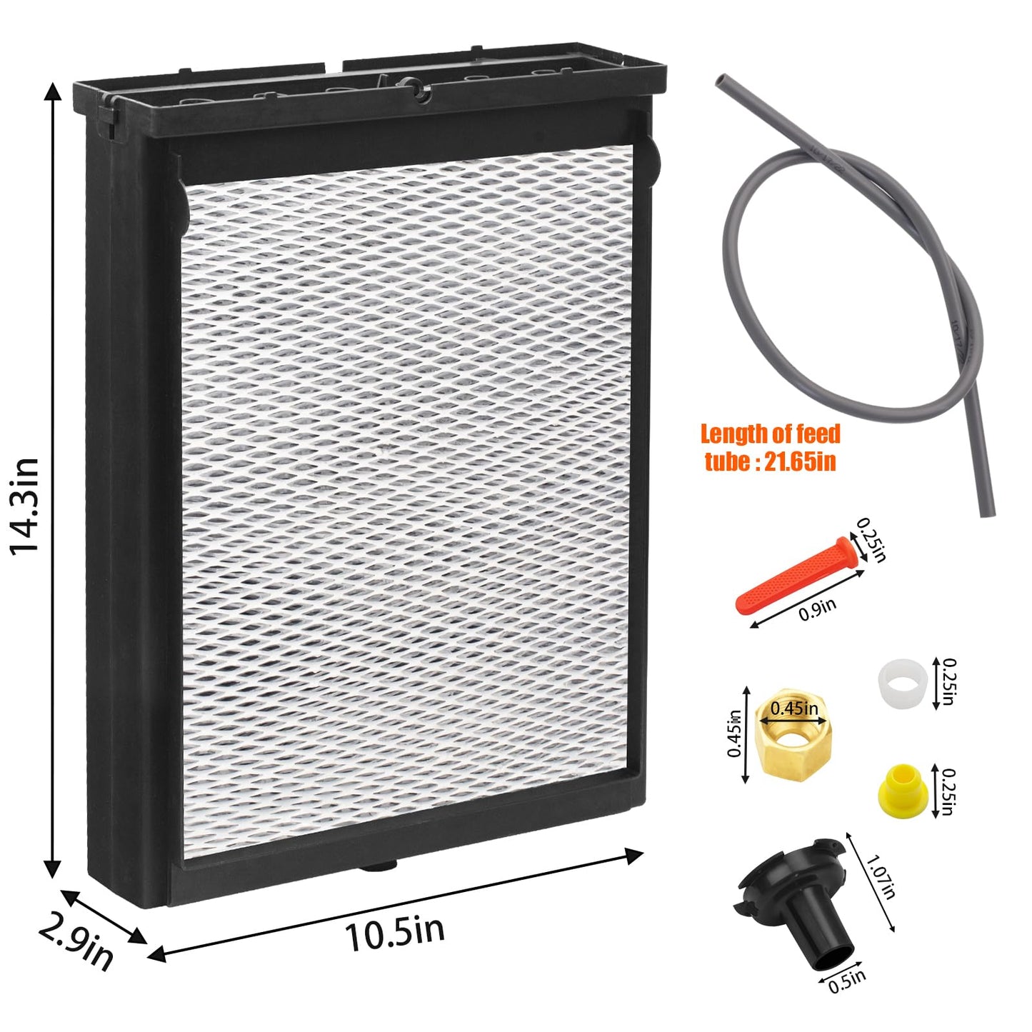 SZHY-LINK for Aprilaire 4839 Humidifier Maintenance Kit Humidifier Models 600, No. 35 Water Panel Humidifier Replacement Filter Compatible with Aprilaire Humidifier Models 600, 600A, 600M