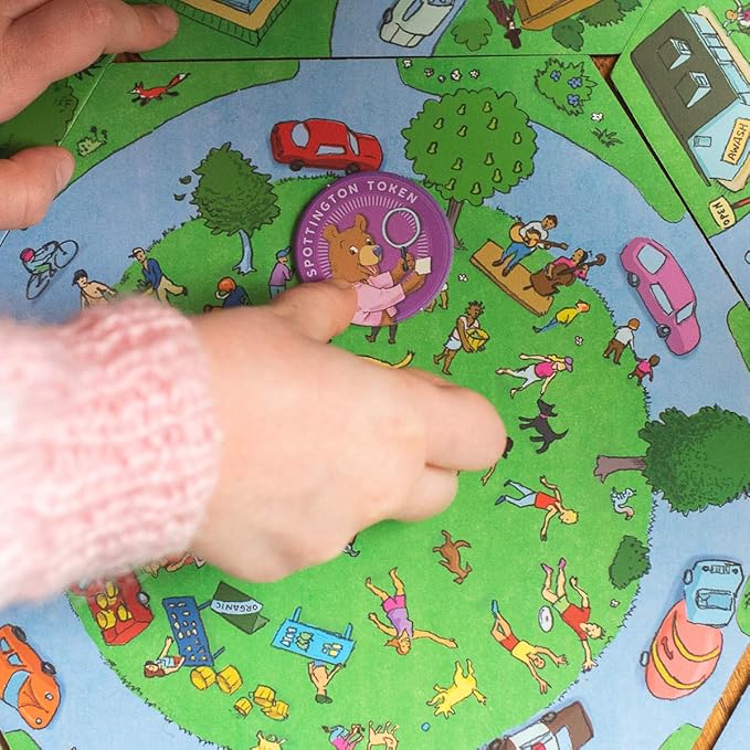 eeBoo: Spottington Board Game Develops Observational Skills Focus and Speed Fast Finding and Fun for 1 to 6 Players Perfect for Ages 5 and up