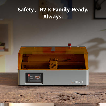 Ortur R2 10W Laser Engraver Enclosed Laser Cutter and Engraver Machine Smart Camera Positioning Batch Engraving Wood & Metal