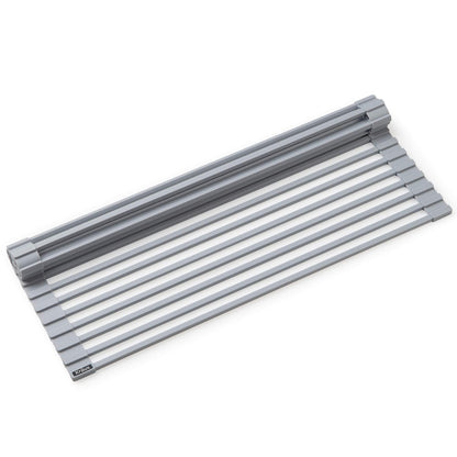 KRAUS Dex 25-inch Kitchen Sink and Roll-Up Dish Drying Rack Bundle