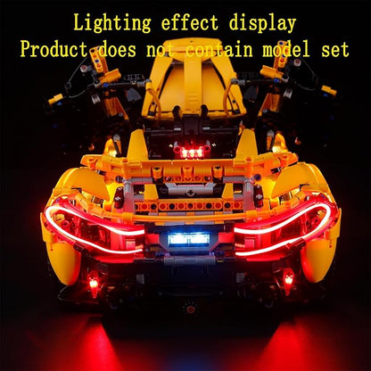 LED Light Kit Compatible with Lego McLaren P1 Building Blocks Model - Lighting Set for Technic 42172 (Model Set Not Included)