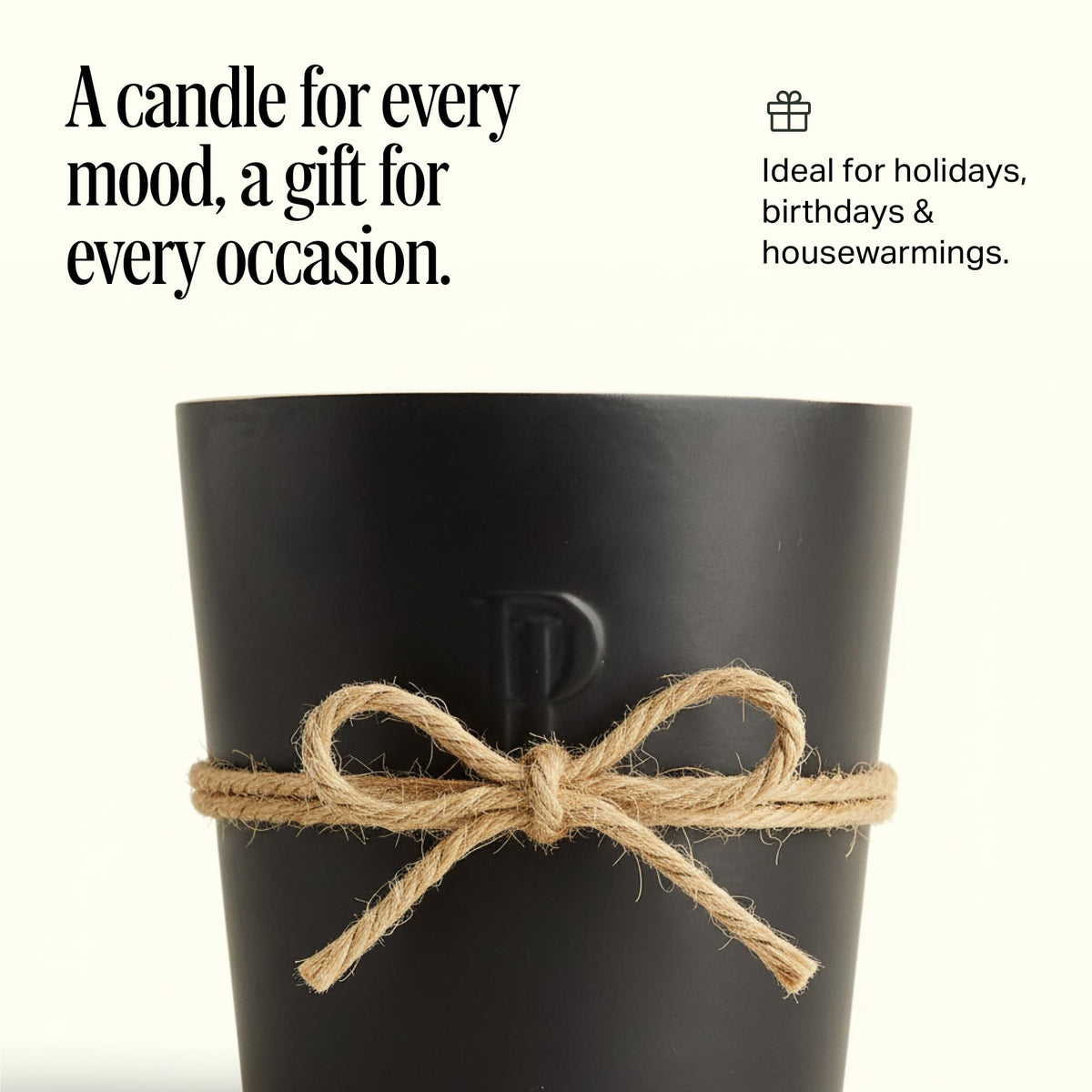 Preston Lane Highrise Extra Large 72oz Scented Candle – 4-Wick Non-Toxic Soy Candle, Hand-Poured in USA | Elegant Ceramic Vessel, Long-Burning Large Candle, Ideal Housewarming Gift & Bedroom Essential