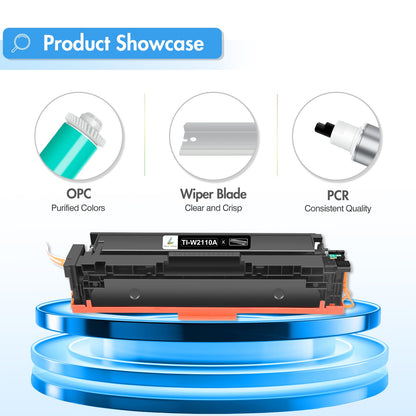 206A Toner Cartridges 4 Pack: M283fdw 206X Set Compatible Replacement for HP 206A 206X Color Laserjet Pro MFP M283fdw M283cdw M255dw M283 M255 Printer High Yield Ink (Black Cyan Yellow Magenta)