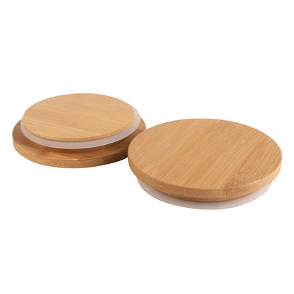 Weck Canning Jars 743-25.3 fl. oz Weck Mold Jars - Eco-Friendly Canning Jar - Storage for Food, Yogurt with Air Tight Seal and Lid - 3/4 Liter Tall Jars Set - Set of (2 Jars with Wooden Lids)