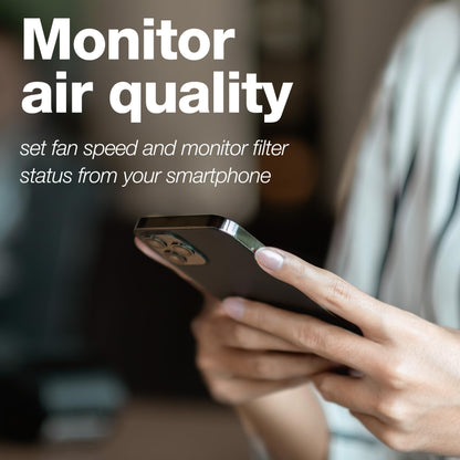 IQAir HealthPro Plus XE Air Purifier - Smart HyperHEPA Filtration for Large Rooms up to 1125 sq ft - Smoke, Viruses, Allergens, Asthma, Mold, Dust, Pets, Swiss Made, WiFi Enabled