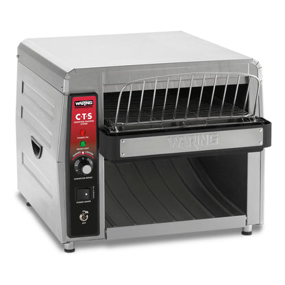Waring Commercial Heavy-Duty Conveyor Toaster, 450 Slices per Hour, Stainless Steel Construction, for Cafes & Restaurants, NSF Certified, 120V, CTS1000