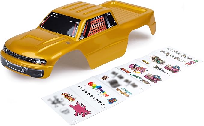 SummitLink Custom Body Compatible for 1/10 Scale RC Car or Truck (Truck not Included) (Gold)