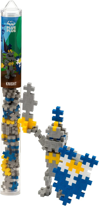 PLUS PLUS Building Block Playset Kit Themed Figures 3D Puzzle Fun Stem Toys for Kids 350 Mini Interlocking Pieces - 5 Tube Bundle Fantasy Battle