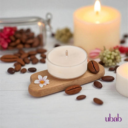 Ubab Handcrafted Scented Tealight Candle I Eco-Friendly Premium Soy Wax I Lavender Bliss I Set of 20 (38 cm X 15 cm)Tealights I 12 gm each I Upto 4.5 HRS Burn Time each I Premium Aromatherapy Candles