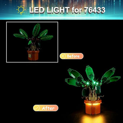 LED Light Kit for Lego 76433 Mandrake Set Compatible with Lego 76433 Building Blocks Model(Not Include Blocks Set)