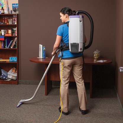 ProTeam Super Coach Pro 10 Backpack Vacuum Commercial with 2 Piece Wand Tool Kit, 10 Quart, Corded,107304