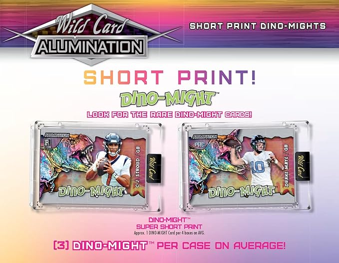 2023 Wild Card Alumination Special Rookie &amp Insert Edition Football Hobby Box 6 Encased Trading Cards Per Box