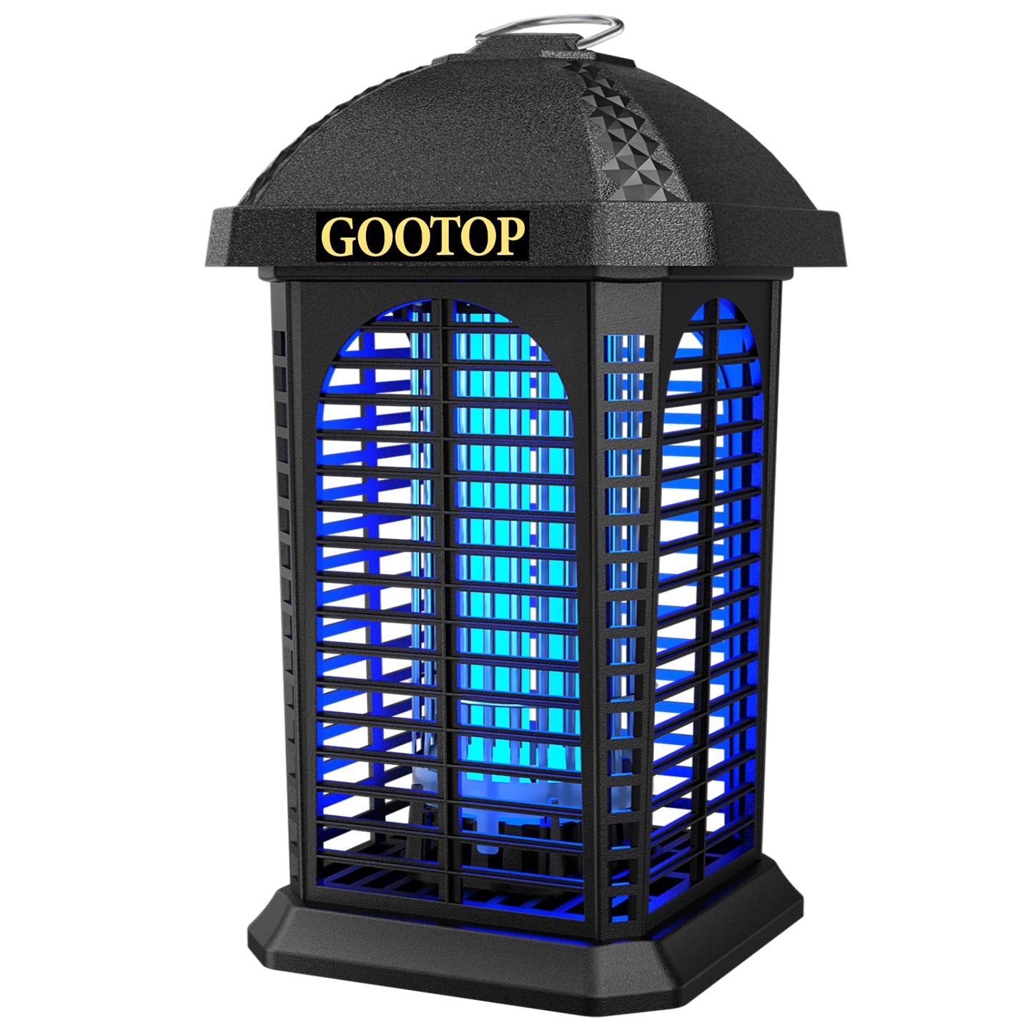 Bug Zapper Indoor Outdoor, 4200V Electric Mosquito Zapper, Bug Zapper Outdoor, Fly Traps, Fly Zapper, Mosquito Killer Indoor 3 Prong Plug, 90-130V, ABS Plastic Outer