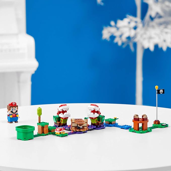LEGO Super Mario Piranha Plant Puzzling Challenge Expansion Set 71382 Building Kit Unique Toy for Creative Kids New 2021 (267 Pieces)