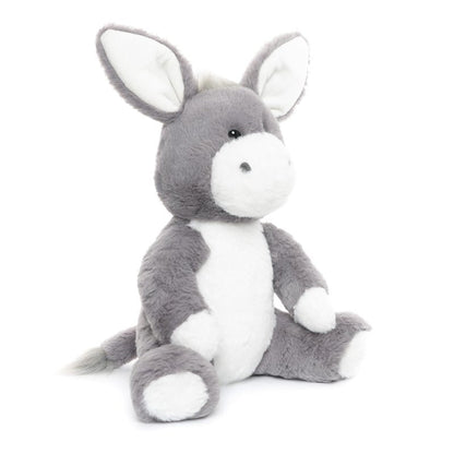 WEIGEDU Adorable Gray Donkey Plush Toy - 15 Inch Soft & Cuddly Stuffed Animal Donkey, Perfect for Kids, Babies, Toddlers - Farm Animal Gift
