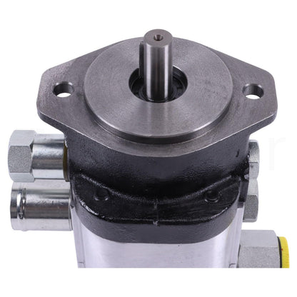 Zachager 22 GPM Two-Stage Wood Splitter Pump—3000 PSI High/Low Hydraulic Gear Pump—3600 rpm, NPT 3/4” Outlet, NPT 1” Inlet, 5/8” Shaft