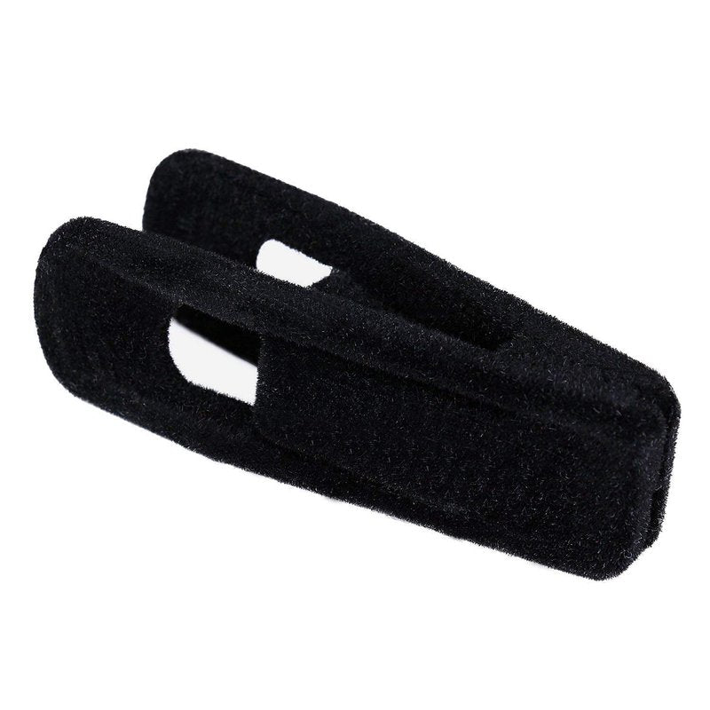 Tinfol Velvet Hanger Clips, 24 Pack Black Pants Hangers Clips, Large Opening Clothes Pin, Strong Finger Flocked Clip Perfect for Use with Slim-line Clothes Velvet Hanger