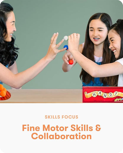 SimplyFun Handy - Family Game for Kids and Adults Ages 8+ - Fine Motor Skills Game with Soft Balls and Cards - Classroom Party or Family Game Night Fun