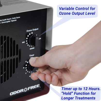 OdorFree Estate 4000 Ozone Generator for Eliminating Odors from Large Homes & Offices, Townhouses and Commercial Spaces at their Source - Easily Treats Up To 4000 Sq Ft