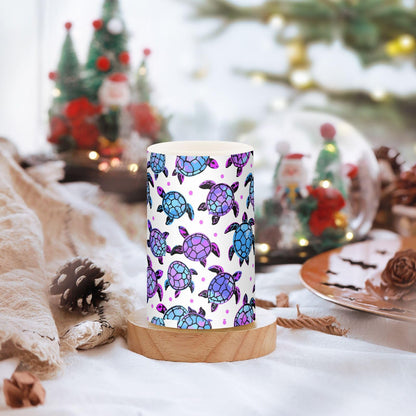 Pigsaly Flameless Candles Battery Operated Bright Colorful Turtles Flickering Led Pillar Candles with Remote Control Colour Changing Warm Light Candles for Halloween Christmas Wedding