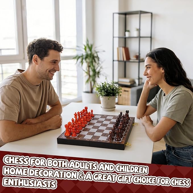 17 Inch Super Large Chess Set Weighted Acrylic Chess Pieces with Zinc Alloy Core 4.2” King Luxury Staunton Chess Set Professional Tournament Folding Chess Board for Home Club &amp Display