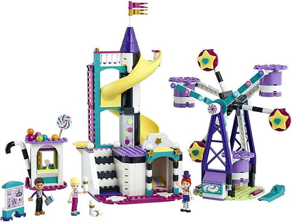 LEGO Friends Magical Ferris Wheel and Slide 41689 Building Kit for Kids Theme Park with 3 Mini-Dolls New 2021 (545 Pieces)