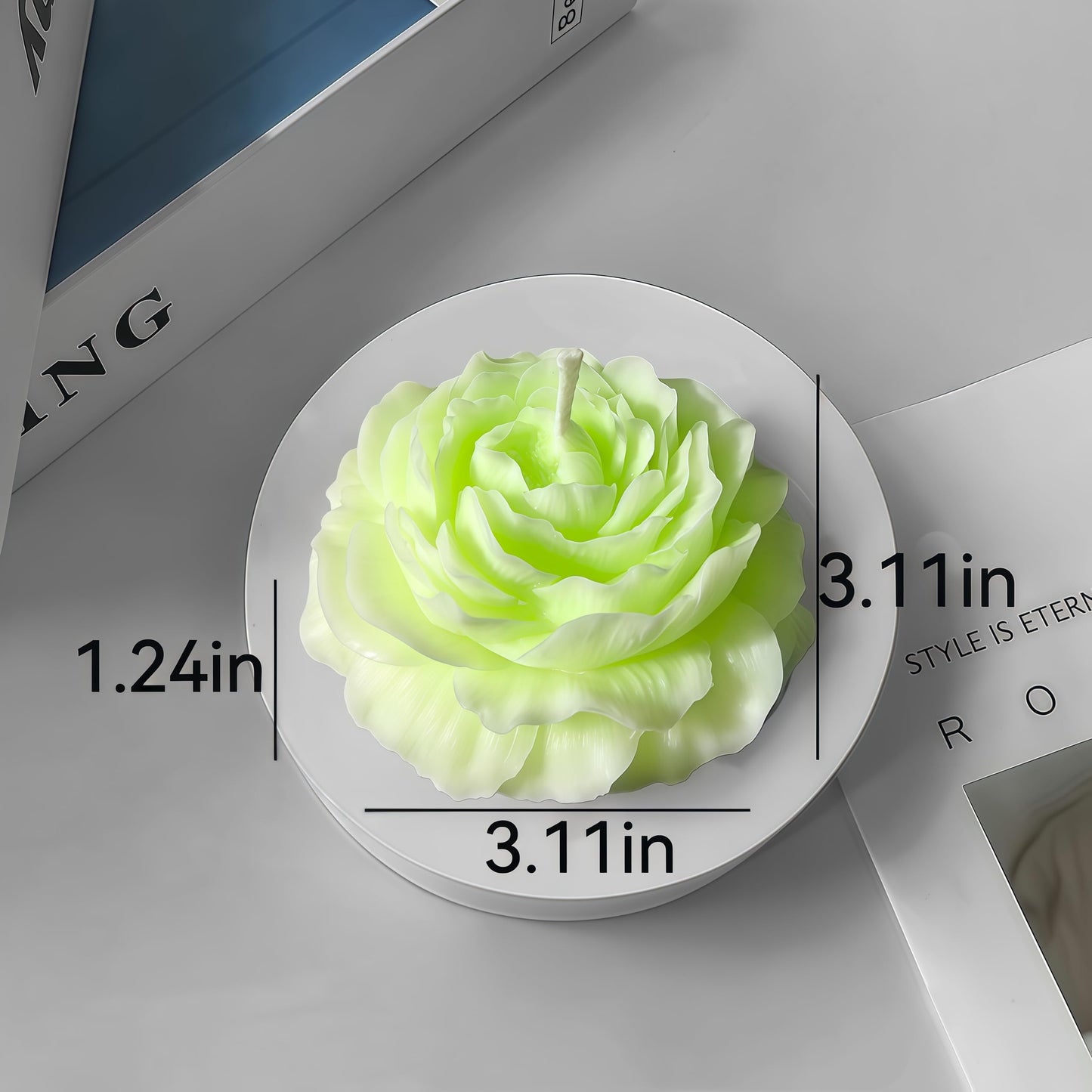 4 Pcs Low Temperature Candles for Wax Play Low Heat Body Safe Drip Candles Set, Flower Shaped Scented for Couples