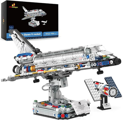 JMBricklayer Space Shuttle Building Sets for Adult Airplane Spaceship Space Toys for Kids Teens Gifts for adults Boys Girls 8 9 10 11 12 13 14+ Collectible Display Model with Adjustable Stand 70122