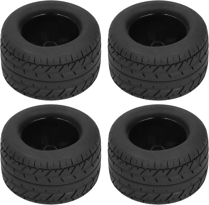 HEITIGN Duratrax Rc Tires 24x24x7 4pcs 115mm Wheel Tires - Fit for 1/10 Rc Car Model