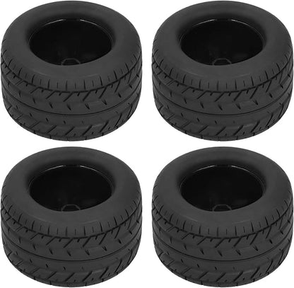 HEITIGN Duratrax Rc Tires 24x24x7 4pcs 115mm Wheel Tires - Fit for 1/10 Rc Car Model