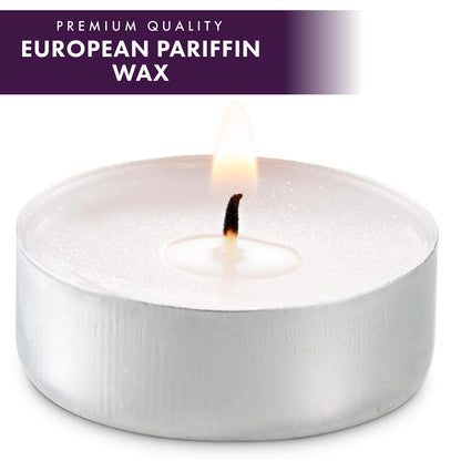 MontoPack Unscented White Tealight Candles Bulk [300] | 4 Hours of Smokeless, Dripless, Long Lasting Burning Paraffin Tea Lights | Small Votive Mini Candles for Home, Shabbat, Weddings & Emergencies