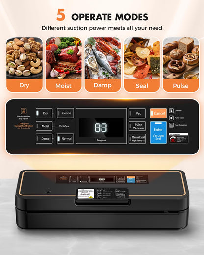 UPRUBE Vacuum Sealer for Food