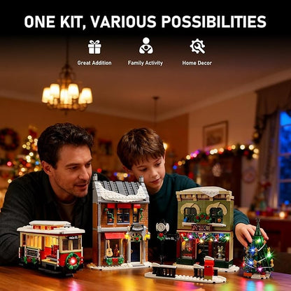 BRIKSMAX Led Lighting Kit for LEGO-10308 Holiday Main Street - Compatible with Lego Icons Building Model- Not Include Lego Set