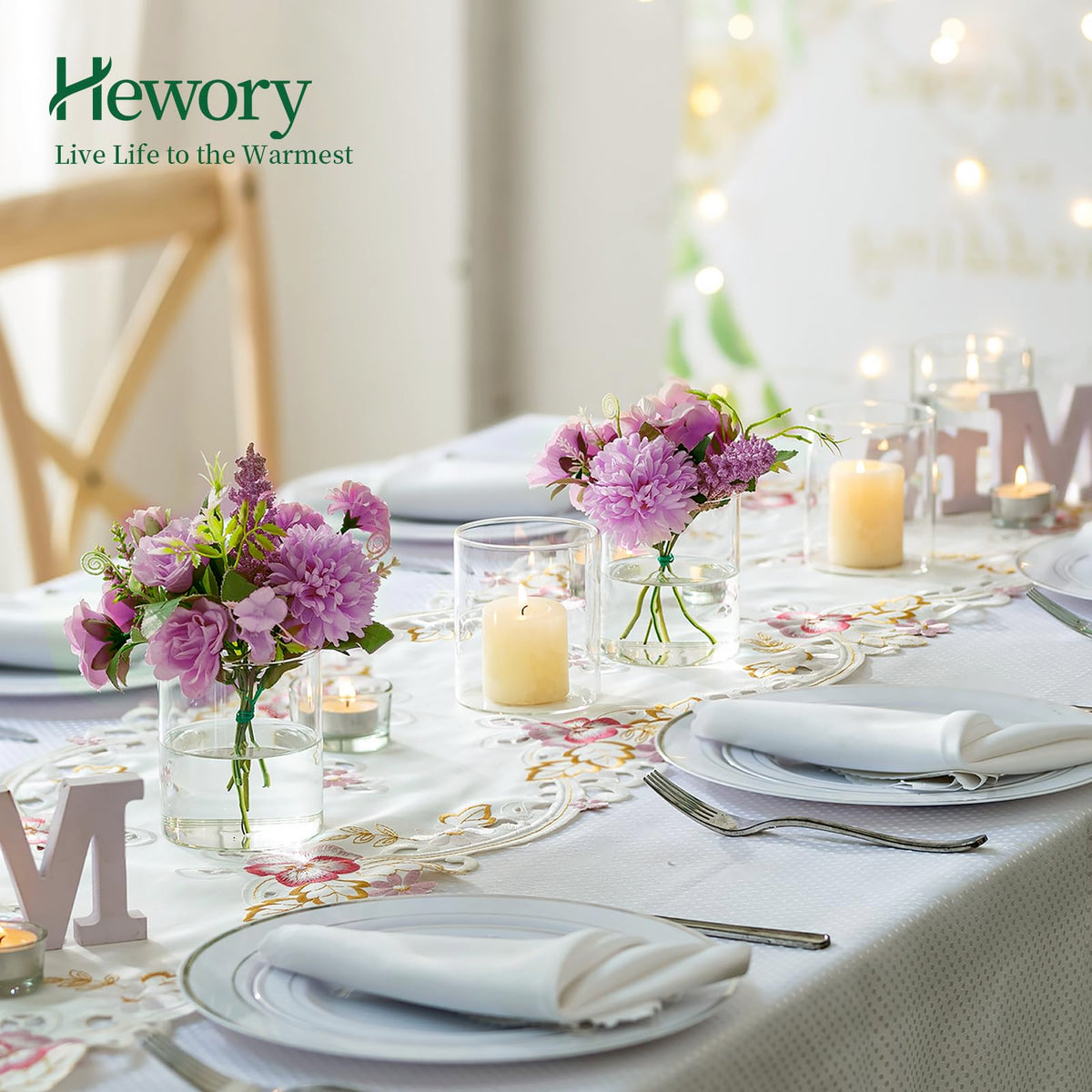 Hewory Glass Hurricane Candle Holder Set of 12, Clear Glass Candle Holders for Pillar Candles Floating Candles, 4 inch Cylinder Hurricane Vases for Centerpieces Wedding Christmas Home Decor