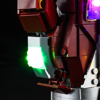 BRIKSMAX Led Lighting Kit for LEGO-76223 Nano Gauntlet(Hand Sweep Sensor Switch Version) - Compatible with Lego Marvel Building Blocks Model- Not Include The Lego Set