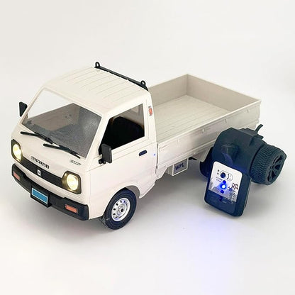 RC Kei Truck WPL D14 RC Car Off Road RTR Suzuki 1/10 Scale Remote Control Kei Truck RC Drift Car 4x4 2.4 GHz 280 Motor Fully Proportional Carry Vehicle Revised Chassis 4WD Hobby Toy Adult